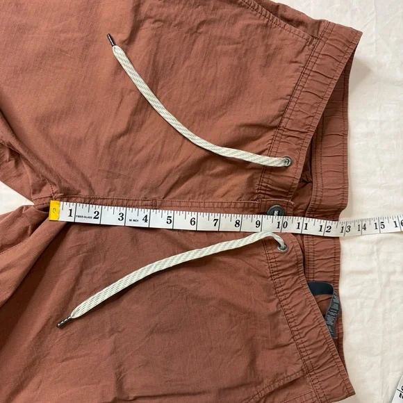 Vuori Rust Ripstop Jogger Pants XL Men’s Elastic Waist Drawstring Travel Outdoor - Picture 9 of 14